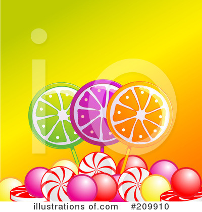 Royalty-Free (RF) Candy Clipart Illustration by elaineitalia - Stock Sample #209910
