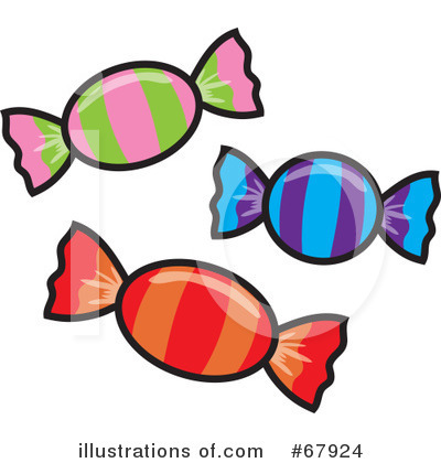 Royalty-Free (RF) Candy Clipart Illustration by Rosie Piter - Stock Sample #67924