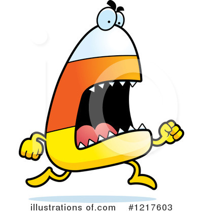 Royalty-Free (RF) Candy Corn Clipart Illustration by Cory Thoman - Stock Sample #1217603