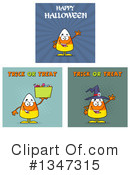 Candy Corn Clipart #1347315 by Hit Toon