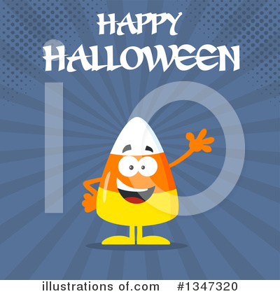 Royalty-Free (RF) Candy Corn Clipart Illustration by Hit Toon - Stock Sample #1347320