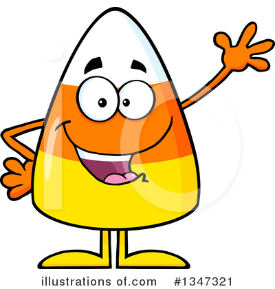 Candy Corn Clipart #1347321 by Hit Toon