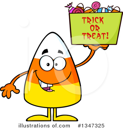 Candy Corn Clipart #1347325 by Hit Toon