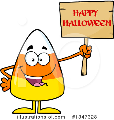 Candy Corn Clipart #1347328 by Hit Toon