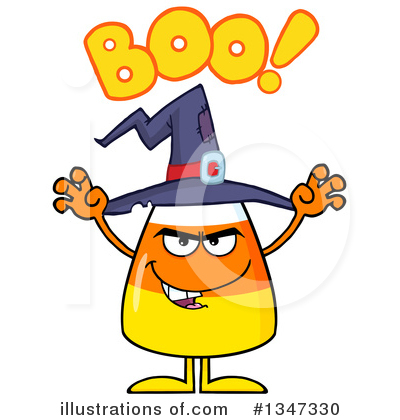 Candy Corn Clipart #1347330 by Hit Toon