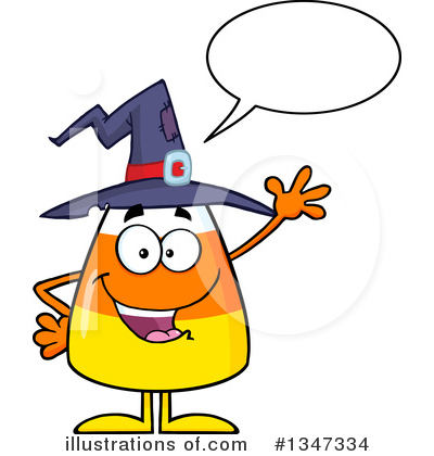 Candy Corn Clipart #1347334 by Hit Toon