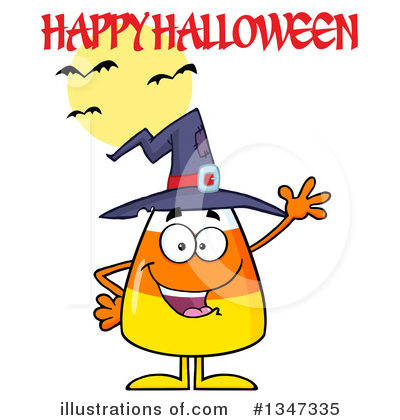 Candy Corn Clipart #1347335 by Hit Toon