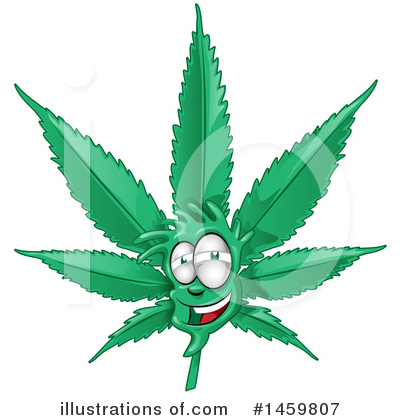 Royalty-Free (RF) Cannabis Clipart Illustration by Domenico Condello - Stock Sample #1459807