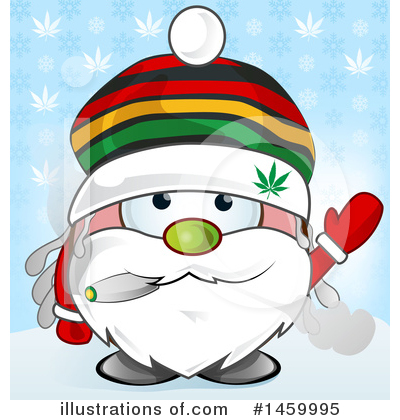 Royalty-Free (RF) Cannabis Clipart Illustration by Domenico Condello - Stock Sample #1459995