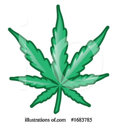 Royalty-Free (RF) Cannabis Clipart Illustration by Domenico Condello - Stock Sample #1683785