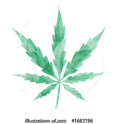 Royalty-Free (RF) Cannabis Clipart Illustration by Domenico Condello - Stock Sample #1683786
