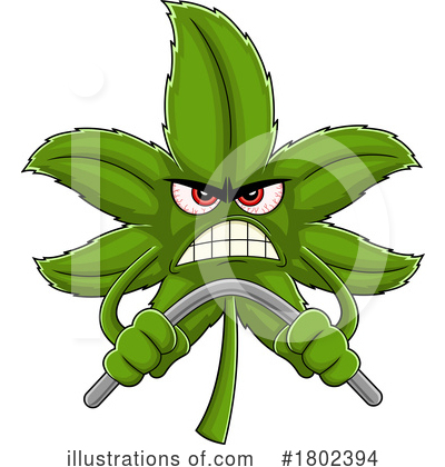 Royalty-Free (RF) Cannabis Clipart Illustration by Hit Toon - Stock Sample #1802394