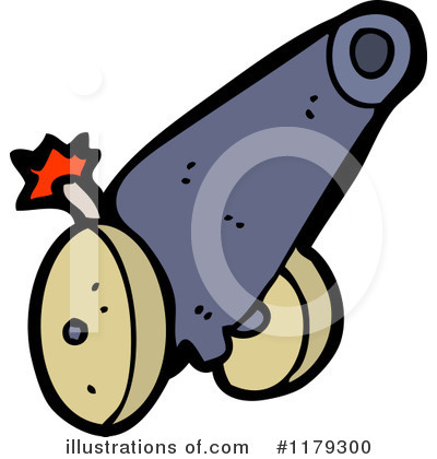 Royalty-Free (RF) Cannon Clipart Illustration by lineartestpilot - Stock Sample #1179300