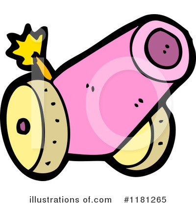Royalty-Free (RF) Cannon Clipart Illustration by lineartestpilot - Stock Sample #1181265