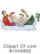 Canoe Clipart #1046862 by toonaday