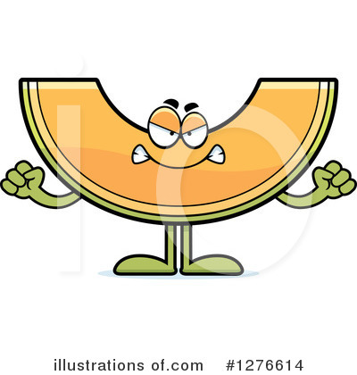 Cantaloupe Clipart #1276614 by Cory Thoman