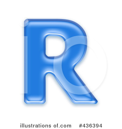 Royalty-Free (RF) Capital Blue Letter Clipart Illustration by chrisroll - Stock Sample #436394