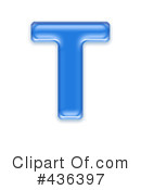 Capital Blue Letter Clipart #436397 by chrisroll
