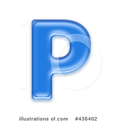 Royalty-Free (RF) Capital Blue Letter Clipart Illustration by chrisroll - Stock Sample #436402
