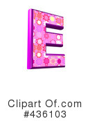 Capital Pink Burst Letter Clipart #436103 by chrisroll