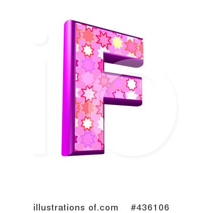 Royalty-Free (RF) Capital Pink Burst Letter Clipart Illustration by chrisroll - Stock Sample #436106