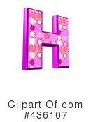 Capital Pink Burst Letter Clipart #436107 by chrisroll
