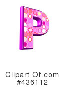Capital Pink Burst Letter Clipart #436112 by chrisroll