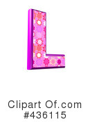 Capital Pink Burst Letter Clipart #436115 by chrisroll
