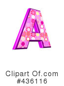 Capital Pink Burst Letter Clipart #436116 by chrisroll
