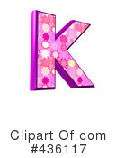 Capital Pink Burst Letter Clipart #436117 by chrisroll