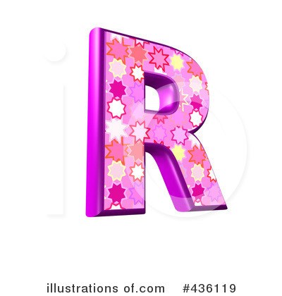 Royalty-Free (RF) Capital Pink Burst Letter Clipart Illustration by chrisroll - Stock Sample #436119
