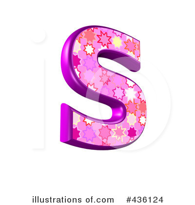 Royalty-Free (RF) Capital Pink Burst Letter Clipart Illustration by chrisroll - Stock Sample #436124