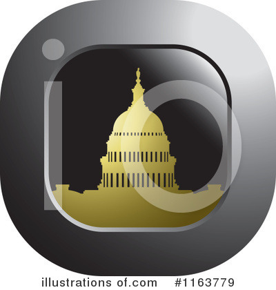 Royalty-Free (RF) Capitol Building Clipart Illustration by Lal Perera - Stock Sample #1163779
