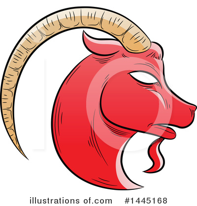 Royalty-Free (RF) Capricorn Clipart Illustration by cidepix - Stock Sample #1445168