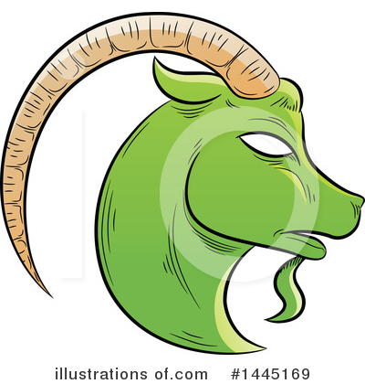 Royalty-Free (RF) Capricorn Clipart Illustration by cidepix - Stock Sample #1445169