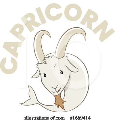 Royalty-Free (RF) Capricorn Clipart Illustration by cidepix - Stock Sample #1669414