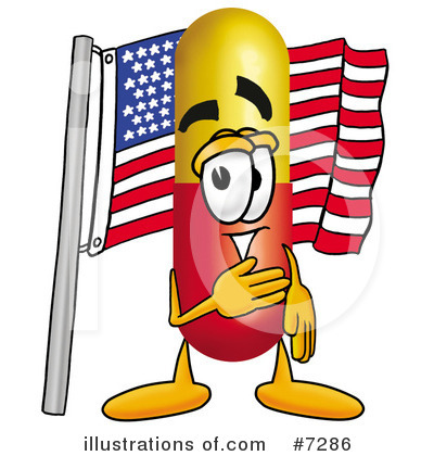 Royalty-Free (RF) Capsule Clipart Illustration by Mascot Junction - Stock Sample #7286