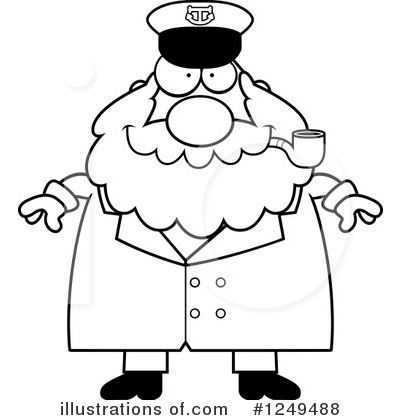 Royalty-Free (RF) Captain Clipart Illustration by Cory Thoman - Stock Sample #1249488