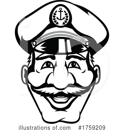 Royalty-Free (RF) Captain Clipart Illustration by Vector Tradition SM - Stock Sample #1759209