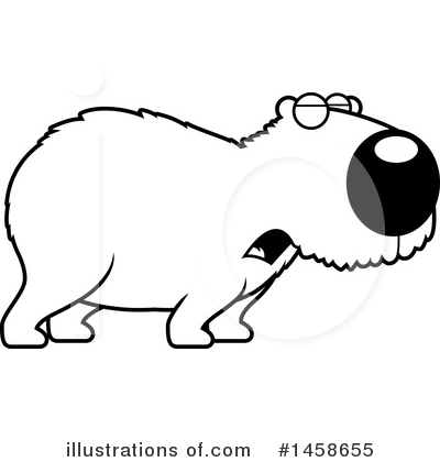 Capybara Clipart #1458655 by Cory Thoman