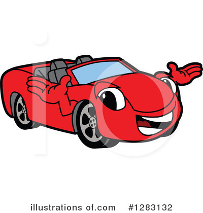 Car Character Clipart #1283132 by Mascot Junction