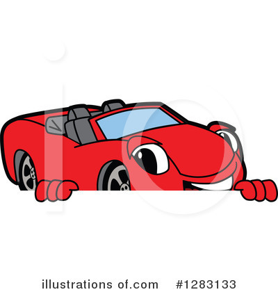 Royalty-Free (RF) Car Character Clipart Illustration by Mascot Junction - Stock Sample #1283133