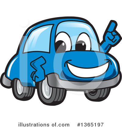 Car Character Clipart #1365197 by Mascot Junction
