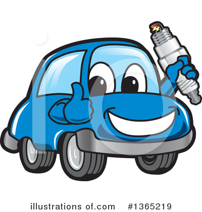 Car Character Clipart #1365219 by Mascot Junction