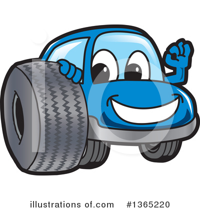 Car Character Clipart #1365220 by Mascot Junction