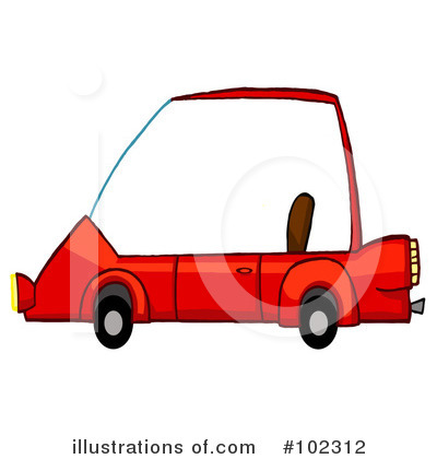 Royalty-Free (RF) Car Clipart Illustration by Hit Toon - Stock Sample #102312