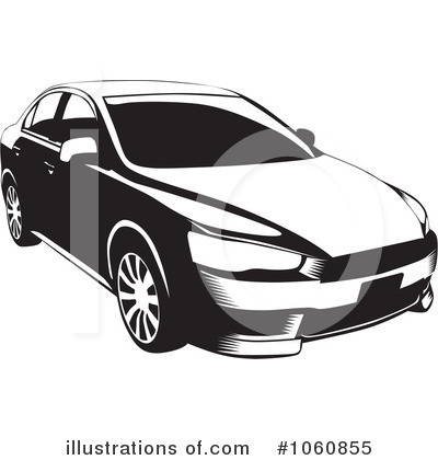 Royalty-Free (RF) Car Clipart Illustration by David Rey - Stock Sample #1060855