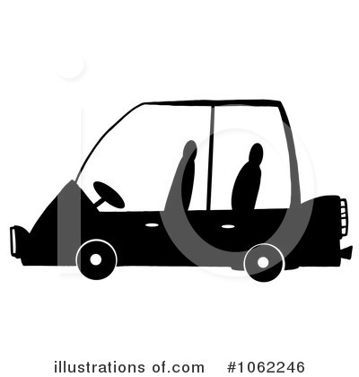 Mini Van Clipart #1062246 by Hit Toon