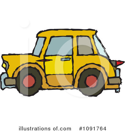 Royalty-Free (RF) Car Clipart Illustration by Steve Klinkel - Stock Sample #1091764