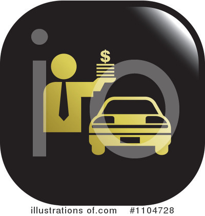 Royalty-Free (RF) Car Clipart Illustration by Lal Perera - Stock Sample #1104728